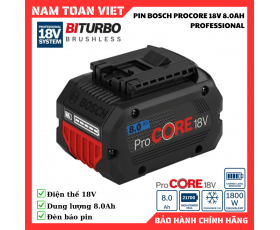 Pin 18v Bosch PROCORE 18V 8.0AH PROFESSIONAL