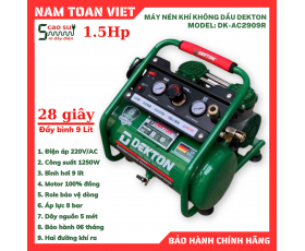 Máy Nén Khí Không Dầu Dekton DK-AC2909R
